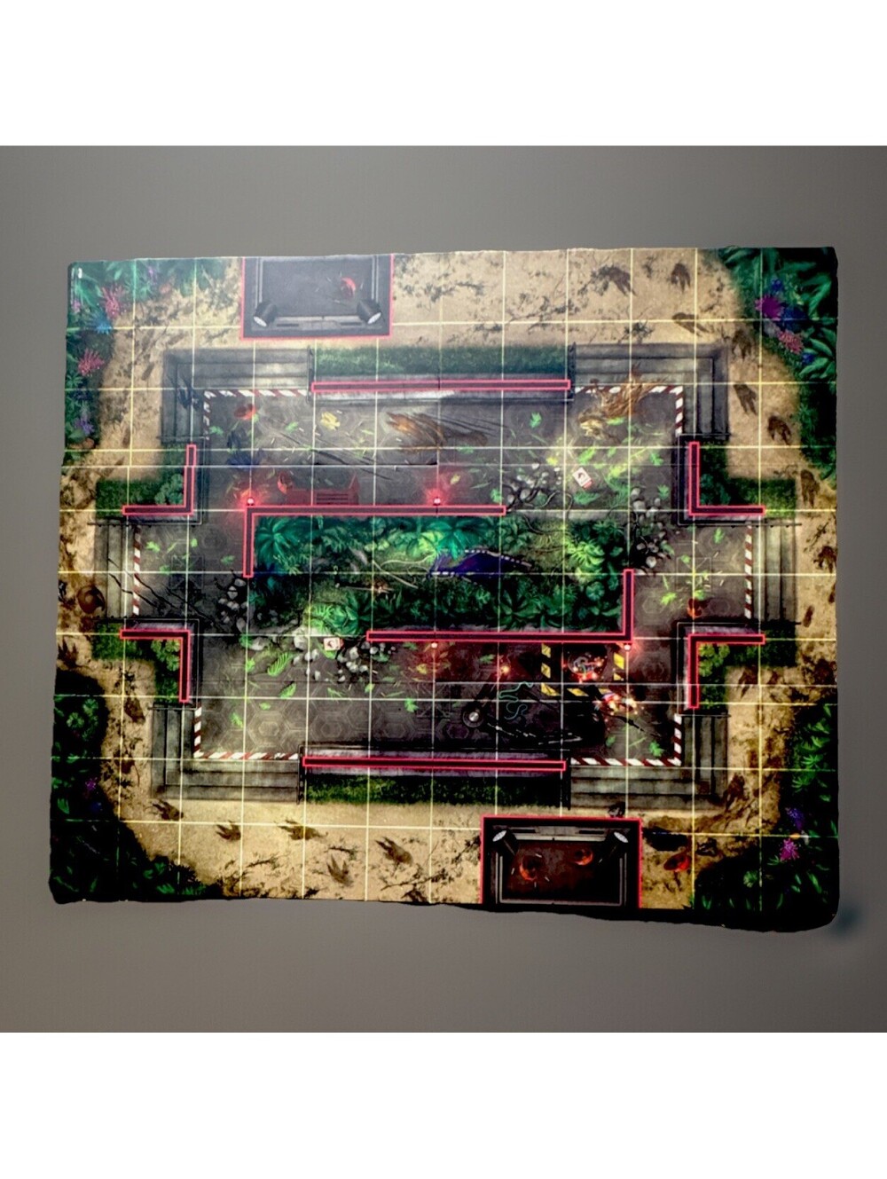 Double Sided Map From FunkoVerse Jurassic Park Game perfect size for HeroClix